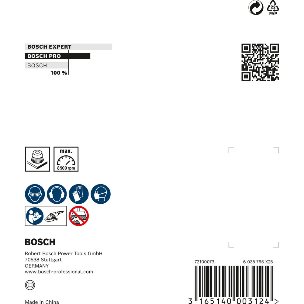 Bosch PRO Metal heavy Topfbürste 90 x 0,50 mm Gewinde - 1608614001