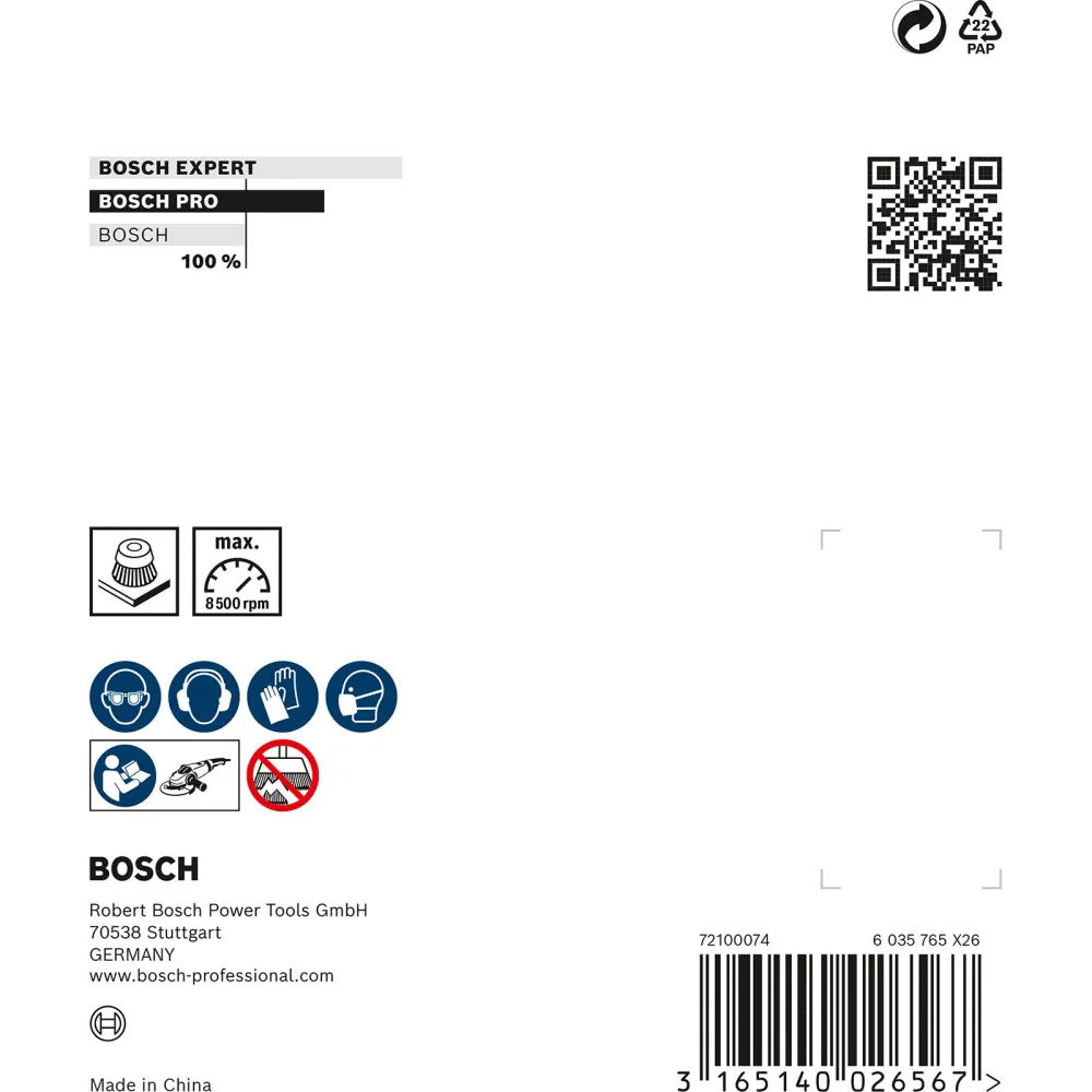 Bosch PRO Metal heavy Topfbürste 90 x 0,80 mm Gewinde - 1608614000