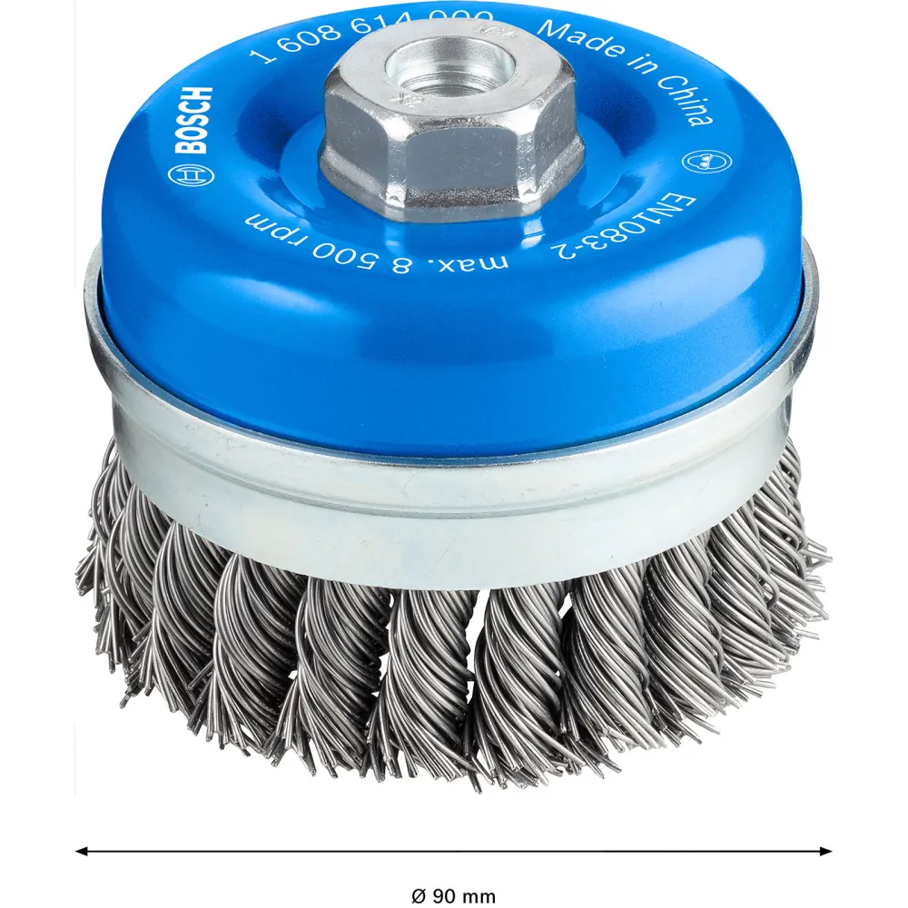 Bosch PRO Metal heavy Topfbürste 90 x 0,80 mm Gewinde - 1608614000