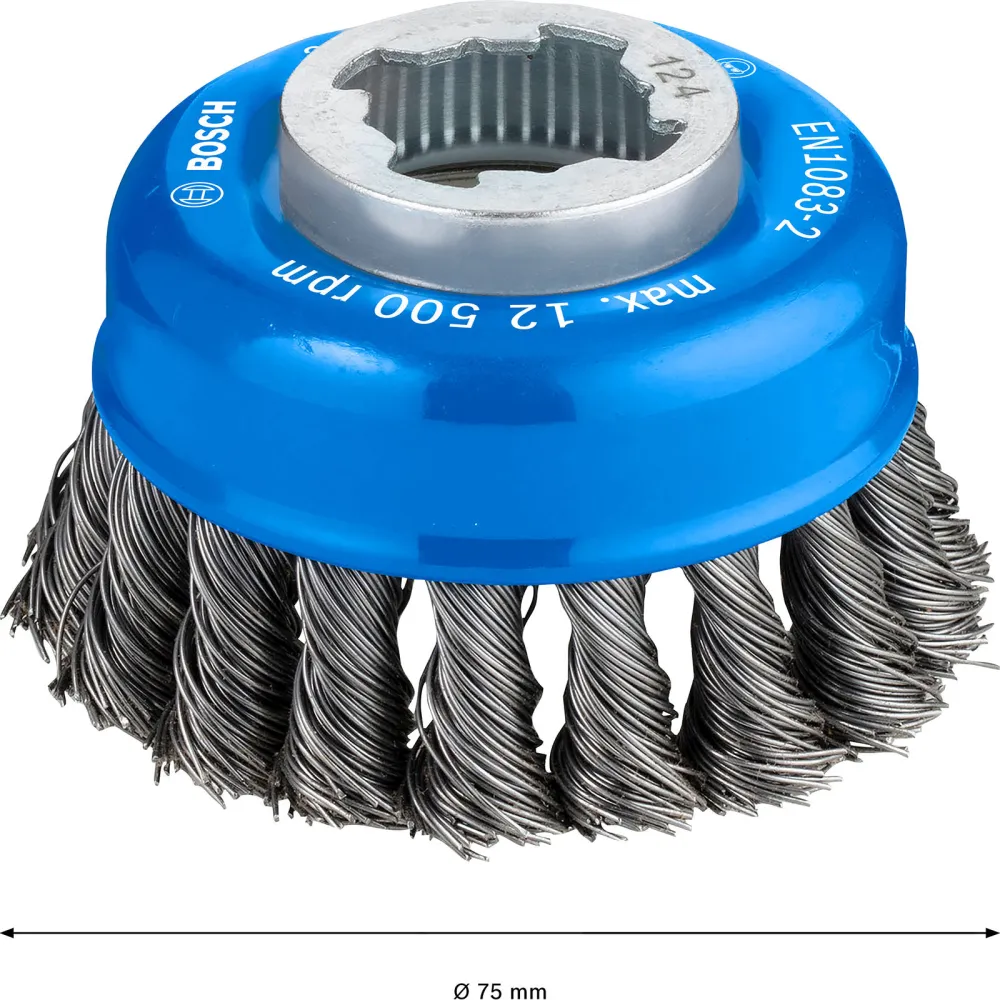 Bosch PRO Metal heavy X-Lock Topfbürste 75 x 0,50 mm - 2608620727