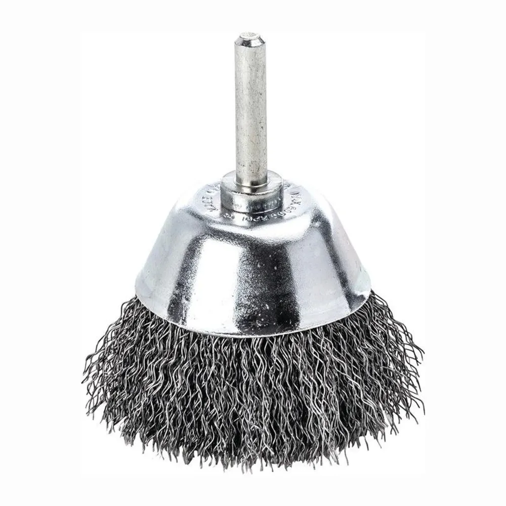 Lessmann Topfbürste Ø 50 mm Schaft 6 mm Drahtstärke 0,3 mm - 435162