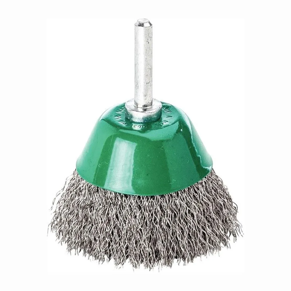 Lessmann Topfbürste Ø 50 mm Schaft 6 mm Drahtstärke 0,3 mm - 435362