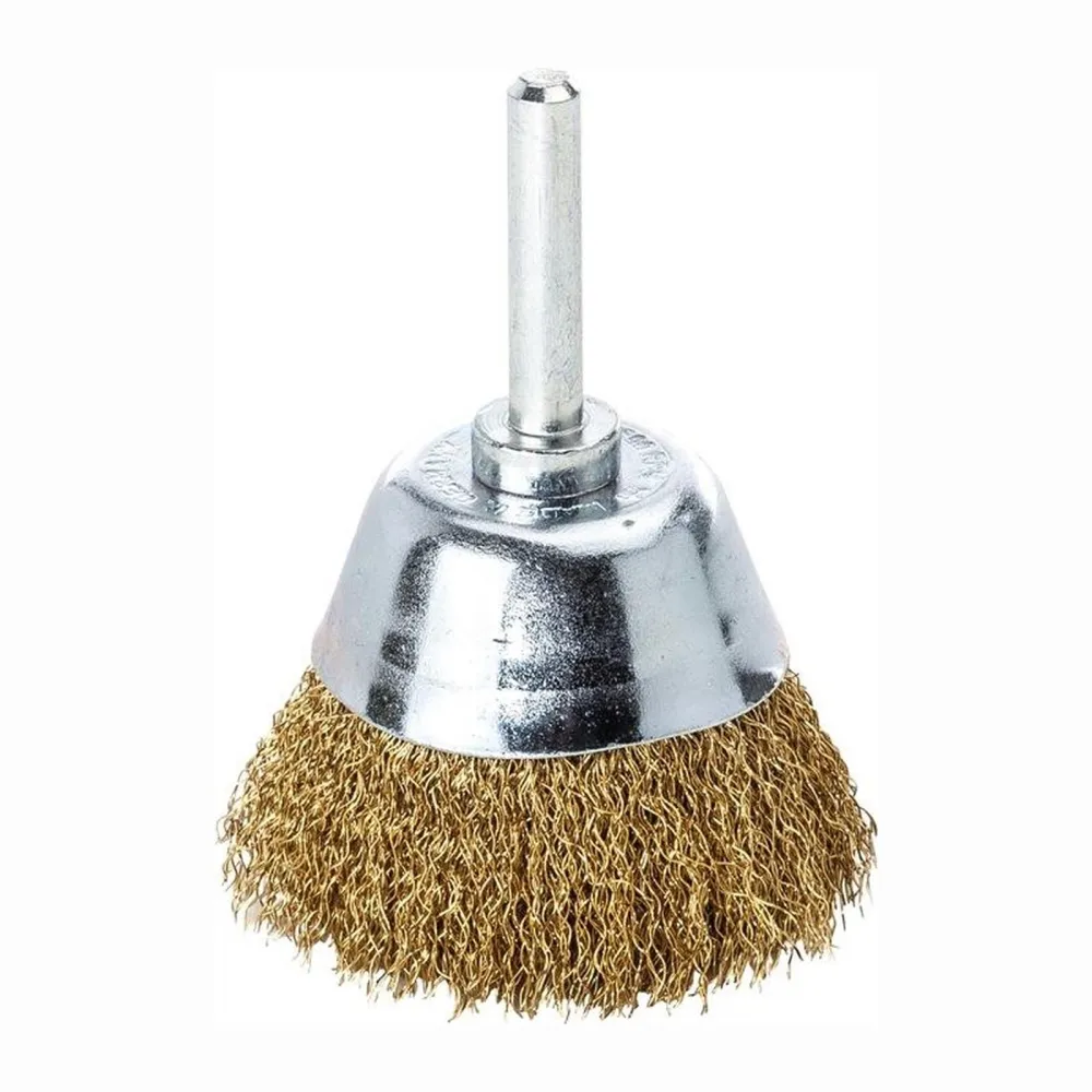 Lessmann Topfbürste Ø 50 mm Schaft 6 mm Drahtstärke 0,2 mm - 435542