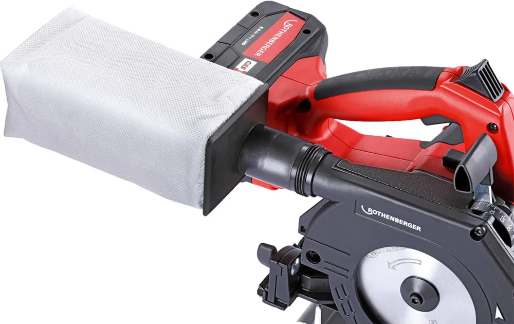 ROTHENBERGER PIPECUT mini mit DURACUT Uni Sägeblatt, 18V/4Ah CAS Akku und Ladegerät, EU - 1000003165