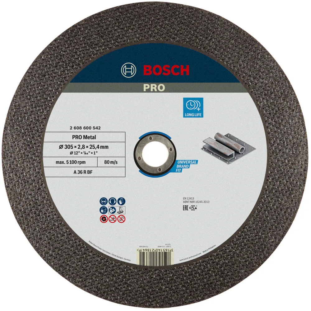Bosch PRO Metal Trennscheibe 300 x 2,8 x 25,4 mm - 2608600542