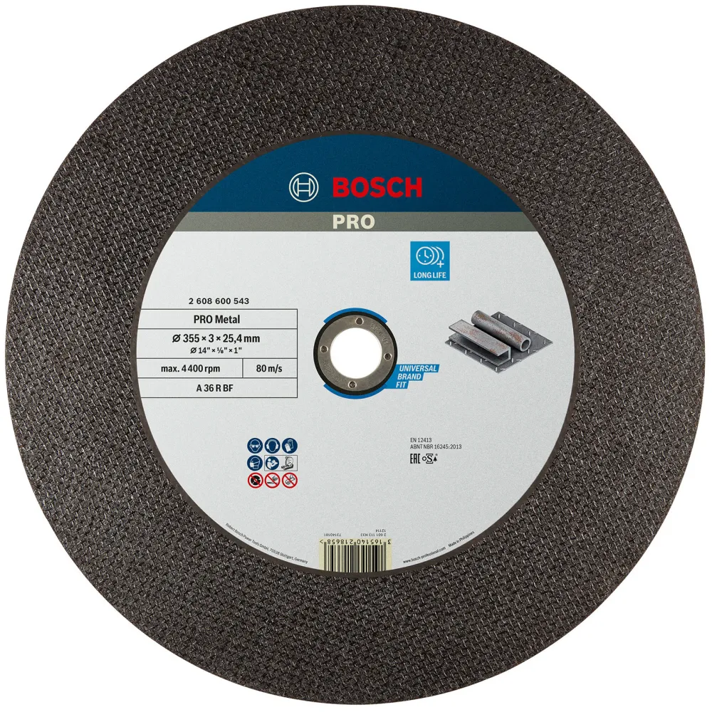 Bosch PRO Metal Trennscheibe 355 x 2,8 x 25,4 mm - 2608600543
