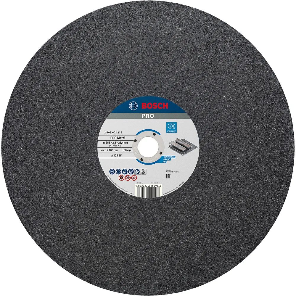 Bosch PRO Metal Trennscheibe 355 x 2,8 x 25,4 mm - 2608601238