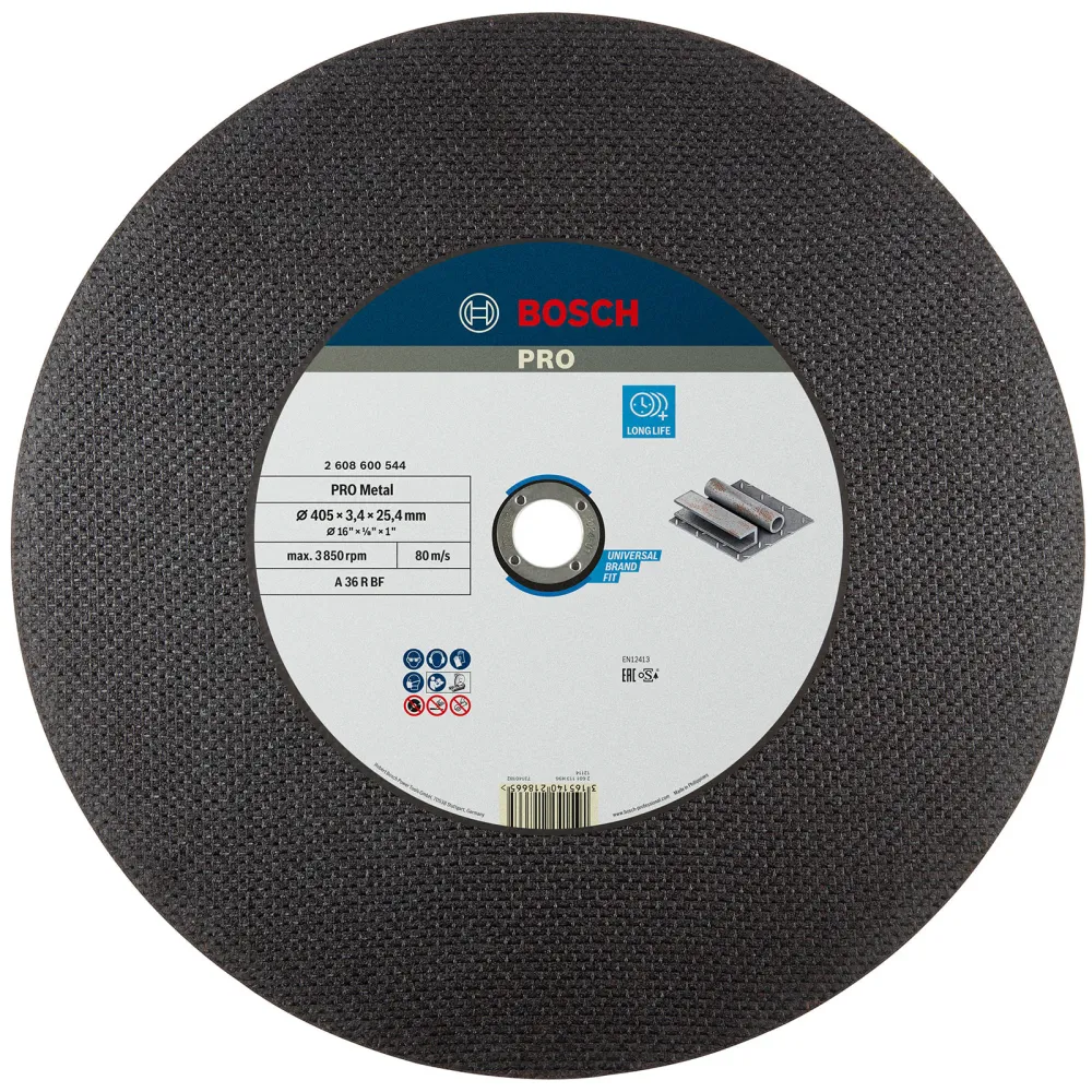 Bosch PRO Metal Trennscheibe 400 x 3,2 x 25,4 mm - 2608600544