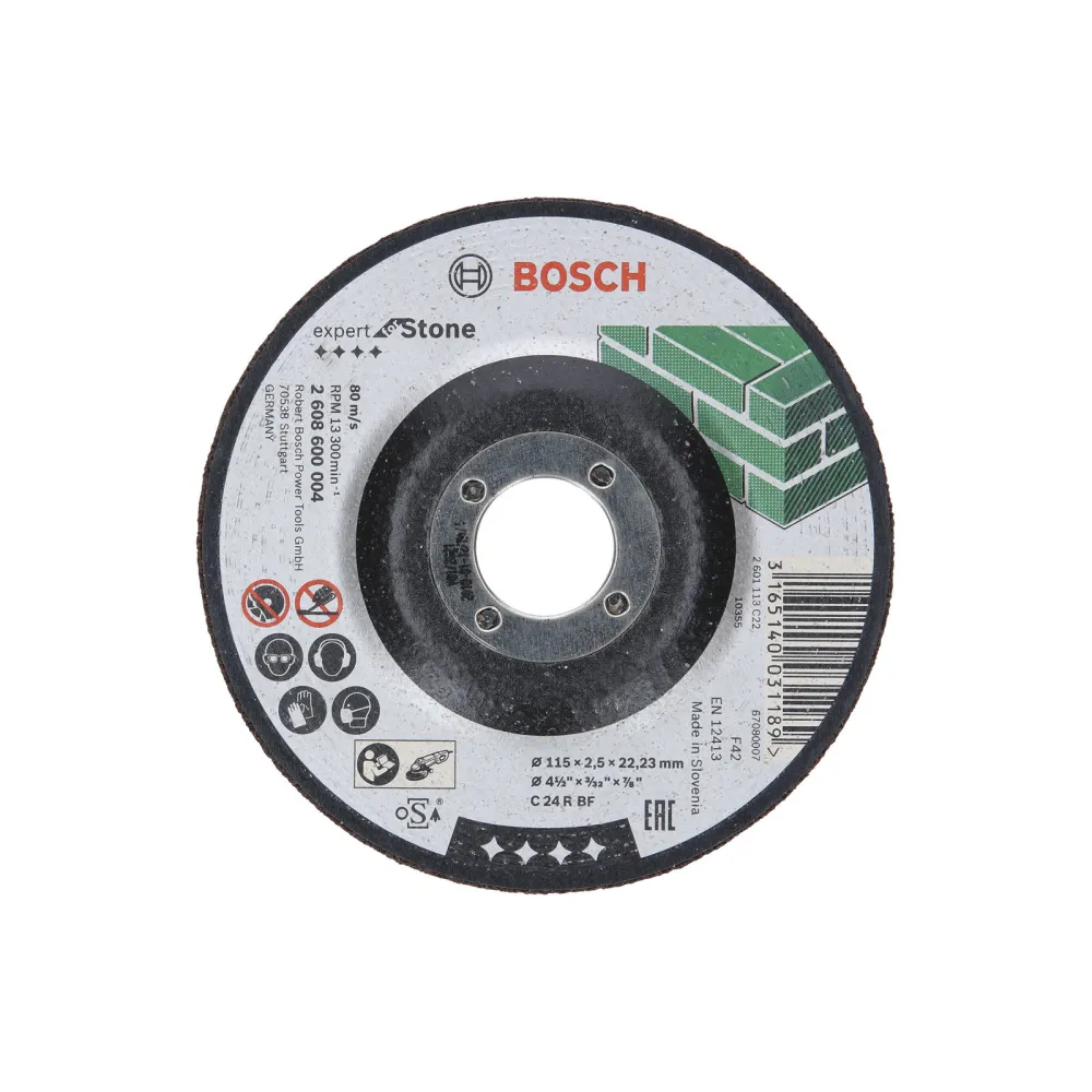 Bosch Trennscheibe gekröpft Expert Stone C 24 R BF 115 mm 22,23 mm 2,5 mm - 2608600004