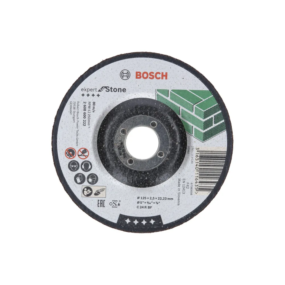 Bosch Trennscheibe gekröpft Expert Stone C 24 R BF 125 mm 22,23 mm 2,5 mm - 2608600222