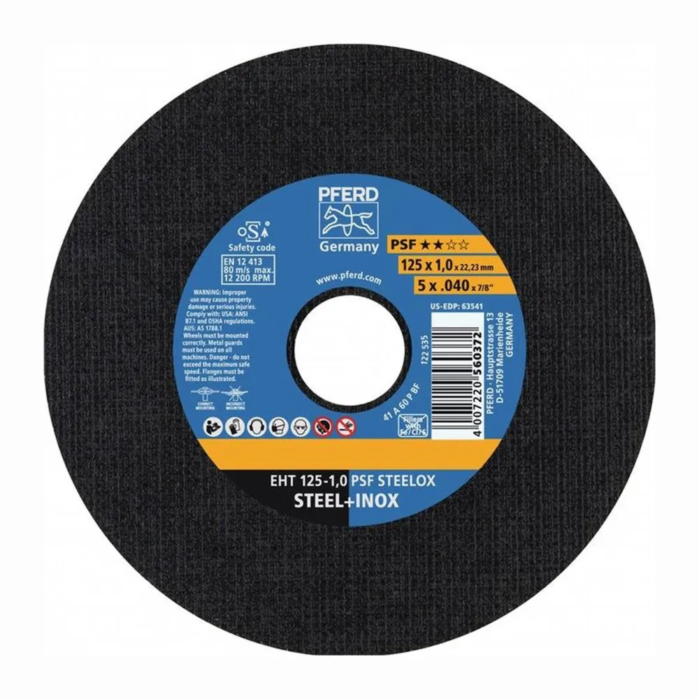 PFERD Trennscheibe PSF STEELOX Ø 125 x 1 mm gerade - 61721100