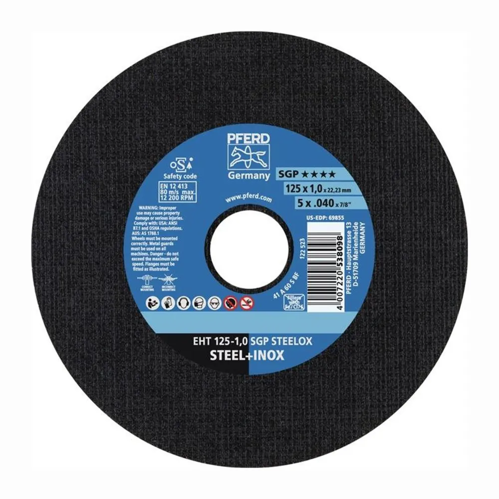PFERD Trennscheibe SGP STEELOX Ø 125 x 1 mm gerade - 61331421