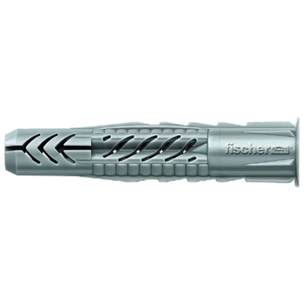 Fischer 100x Universaldübel UX 8 x 50 mm R mit Rand - 77870