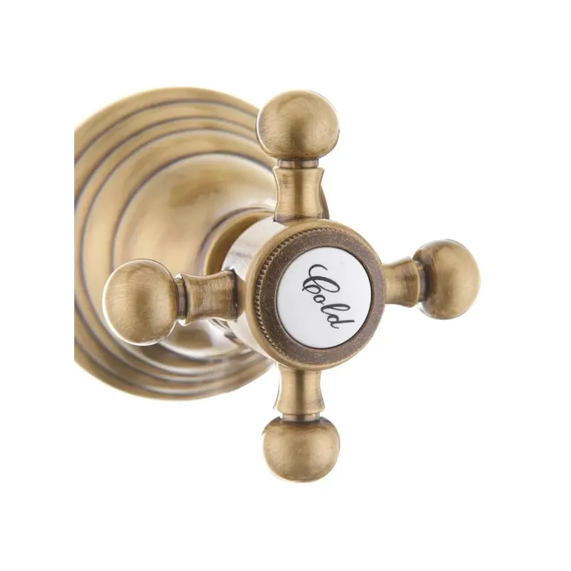 Einbau-Waschbeckenarmatur 3 Löcher Serie Belinda Modell FBLV008BR Farbe Antikbronze Paffoni