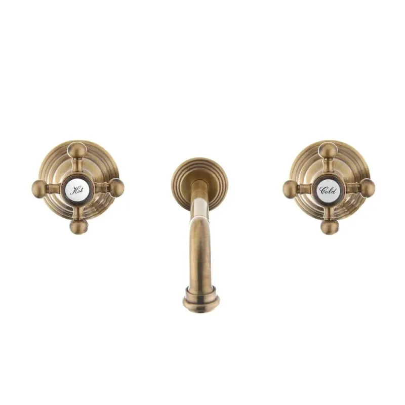 Einbau-Waschbeckenarmatur 3 Löcher Serie Belinda Modell FBLV008BR Farbe Antikbronze Paffoni