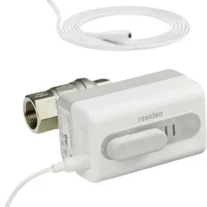Honeywell VWS01Y025E Funk-Wassermelder mit App-Steuerung, mit externem Sensor batteriebetrieben, netzbetrieben