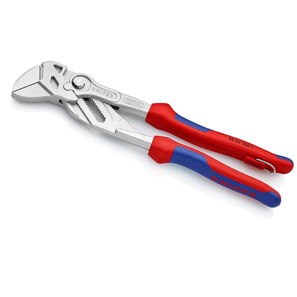 Knipex Zangenschlüssel mit Sicherungsöse - Zange und Schraubenschlüssel einem Werkzeug - 8605250T
