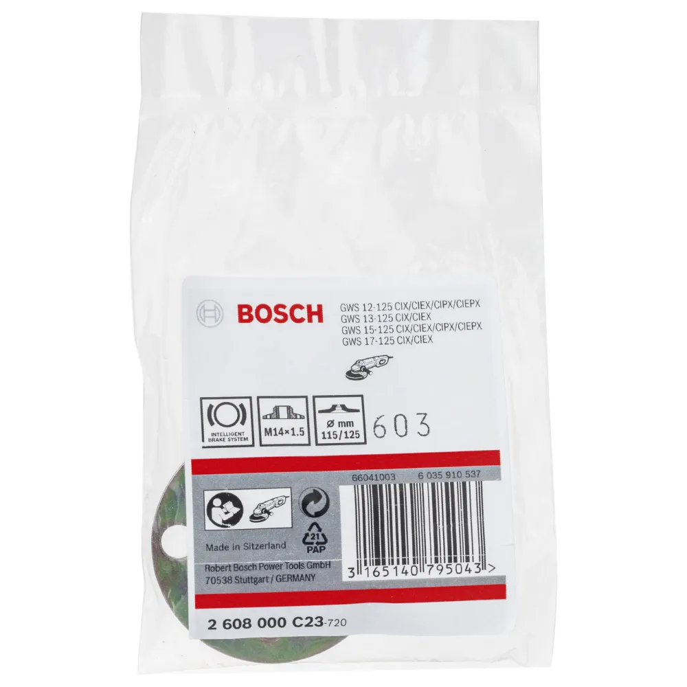 Bosch PRO Backing Pad Round Nut M14 115; 125 mm - 2608000C23