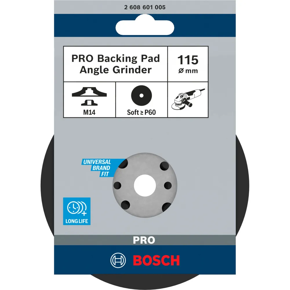 Bosch PRO Backing Pad weich 115 mm M14 weich - 2608601005