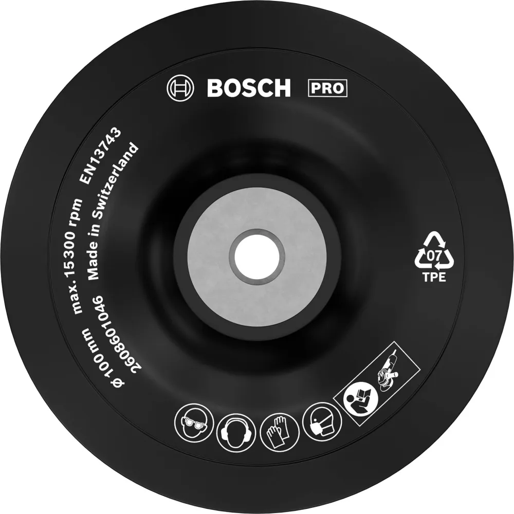 Bosch PRO Backing Pad weich 125 mm M10 weich - 2608601046