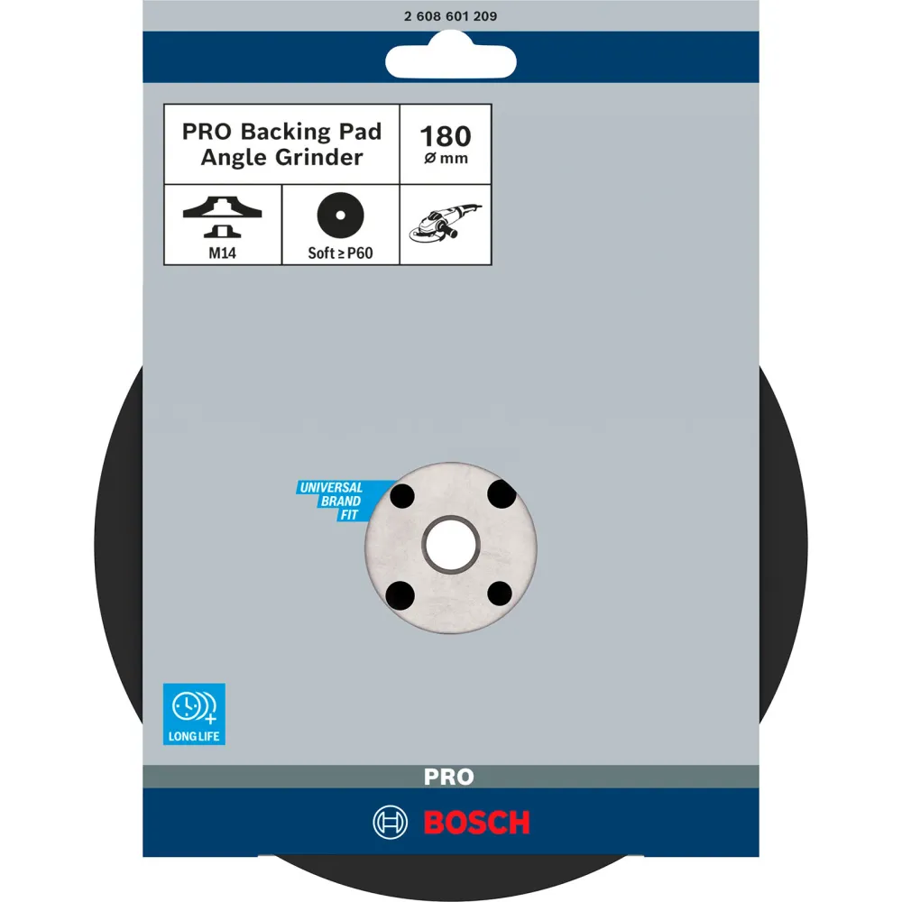 Bosch PRO Backing Pad weich 180 mm M14 weich - 2608601209