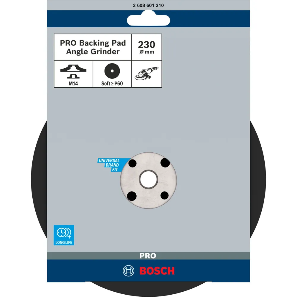 Bosch PRO Backing Pad weich 230 mm M14 weich - 2608601210