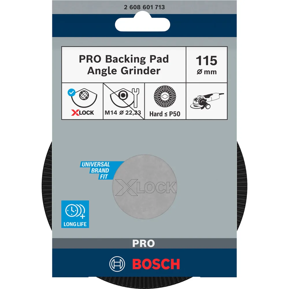 Bosch PRO Backing Pad X-Lock hart 115 mm hart - 2608601713