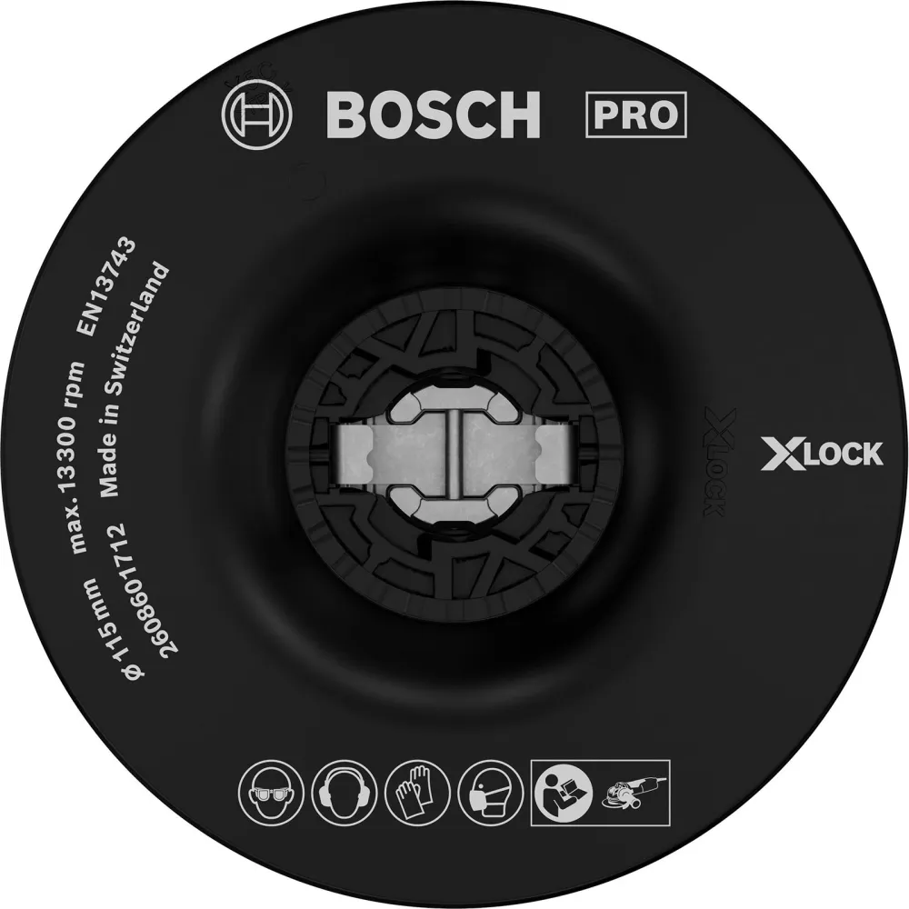 Bosch PRO Backing Pad X-Lock mittel 115 mm mittel - 2608601712