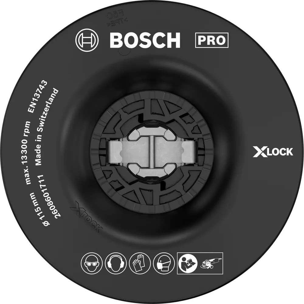Bosch PRO Backing Pad X-Lock weich 115 mm weich - 2608601711