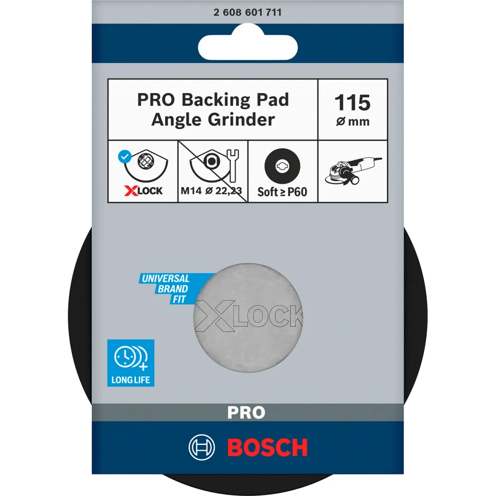 Bosch PRO Backing Pad X-Lock weich 115 mm weich - 2608601711