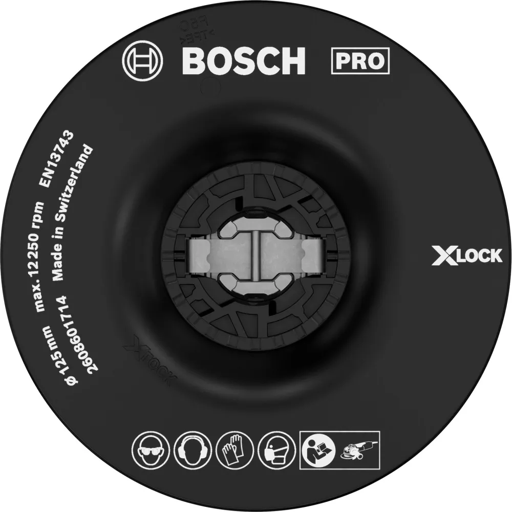 Bosch PRO Backing Pad X-Lock weich 125 mm weich - 2608601714