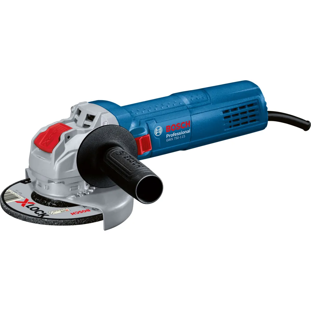 Bosch Winkelschleifer GWX 750-115 Ø 115 mm 750 W mit X-LOCK - 06017C9000