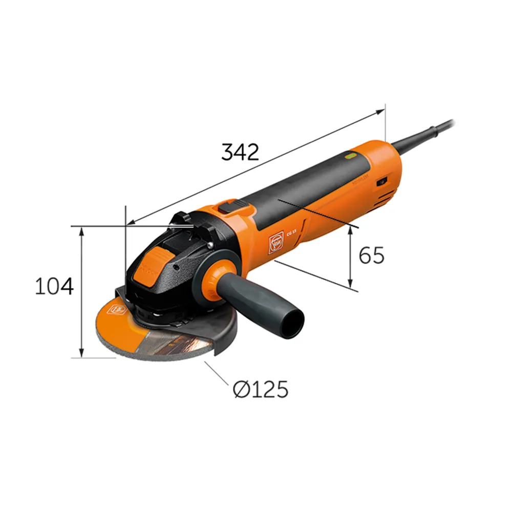 Fein Compact-Winkelschleifer CG 15-150BL Ø 150 mm 1.500 W - 72227860000