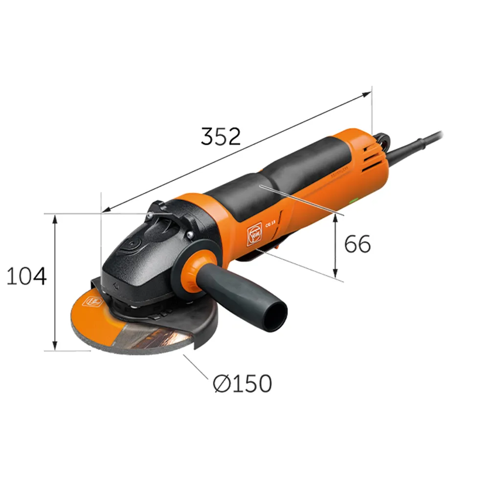 Fein Compact-Winkelschleifer CG 15-150BLP Ø 150 mm 1.500 W - 72227760000