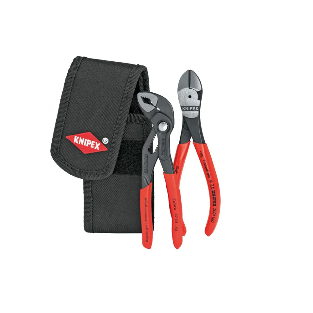 Knipex Mini-Zangenset Werkzeuggürteltasche - 002072V02